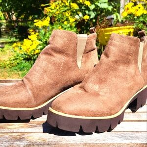 Brown Suede Bootie